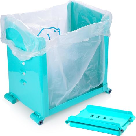 Porta sacco della spazzatura portatile, pieghevole e multifunzionale, regolabile, per cucina e attività all'aperto. Design compatto ed ecologico, ideale per cucinare, campeggio, rimessaggio in garage  (1/5)