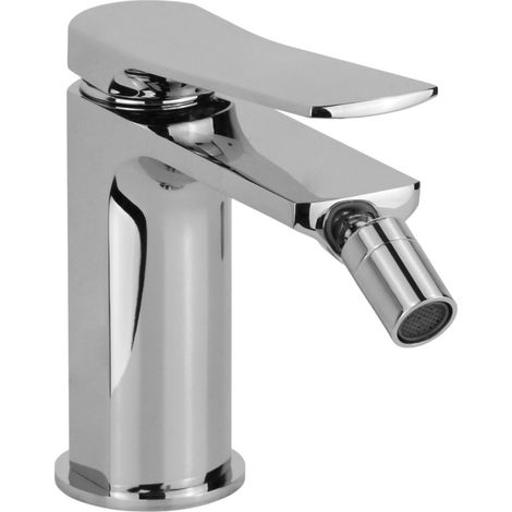 Miscelatore monoforo bidet con leva inclinata e piletta di scarico clic-clac Pollini Kora MXBIMCLMCCR Cromo (1/5)