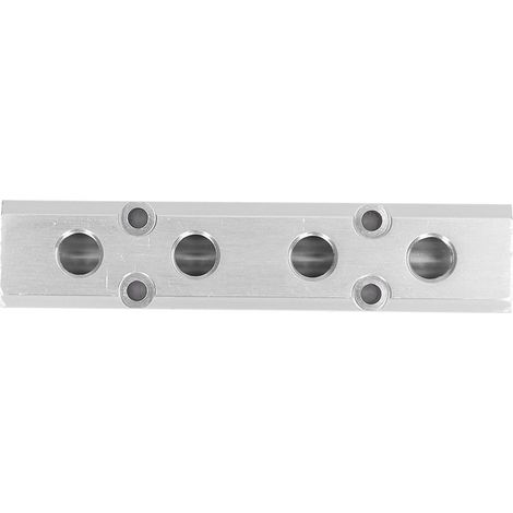 Collecteur pneumatique de distribution d'air, connecteur répartiteur, entrée G1/2, sortie G1/4, 30 x 30 mm, SY30-02-4F (1/5)