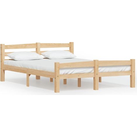 Maison Exclusive - Giroletto senza Materasso 140x200 cm in Legno Massello di Pino (1/5)
