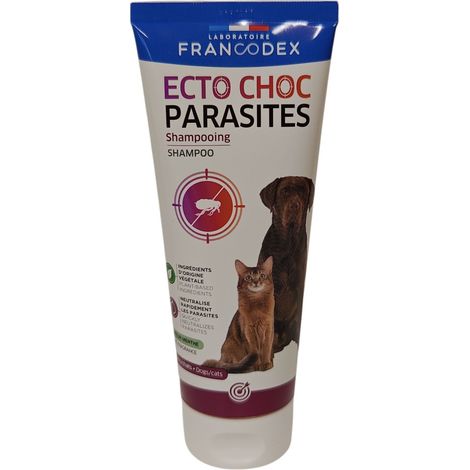 Shampooing Ecto Choc Parasites 200ml Pour Chiens et Chats - Francodex