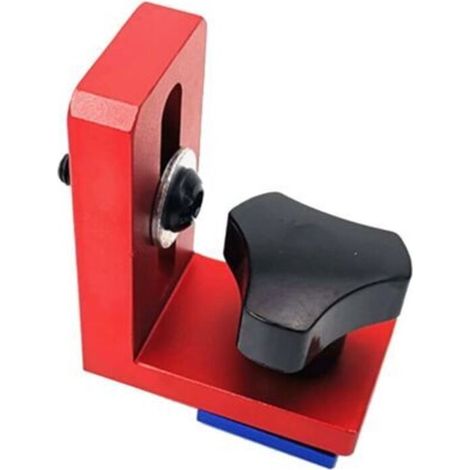 Fixation T-Slot Mitre Track Stop, 30 Type Mitre Track Stop Block, Rail de Travail du Bois Goulotte Connecteur, Locator Supports, pour le Fraisage du Bois (A) (1/5)