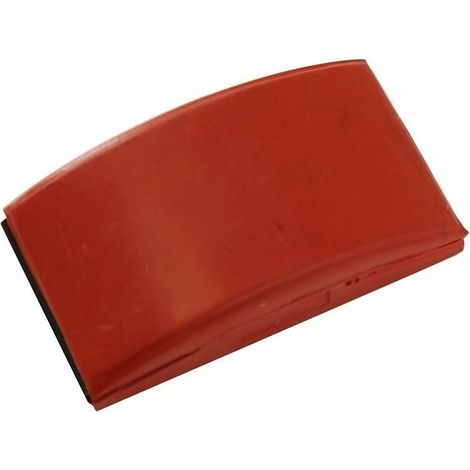 Cale de ponçage caoutchouc rouge Mirka 70x125mm