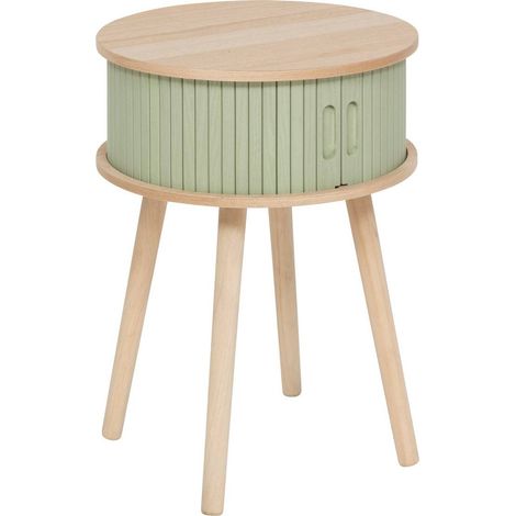 Comodino a 2 ante nysos verde oliva 54x40x40cm - Atmosphera créateur d'intérieur