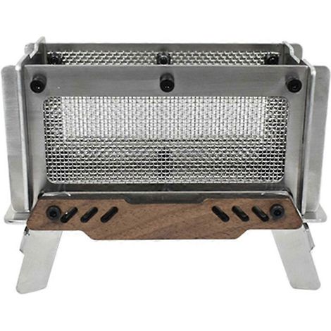 Brûleur d'encens de camping en plein air, mini réchaud à bois, support d'aromathérapie, réchaud à charbon en acier inoxydable pour bureau à domicile (1/5)