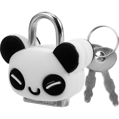 cadenas m tallique pour armoire mini cadenas motif panda (1/5)