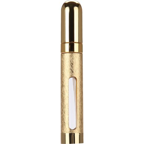 Flacon atomiseur rechargeable en verre doré 12 ml, mini vaporisateur vide pour parfum, à emporter en voyage (1/5)