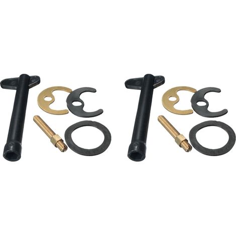 Kit de fixation pour robinet mitigeur monobloc d'évier (3 vis M8) avec support de cuisine (1/4)