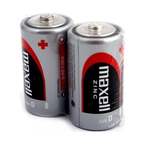 Maxell Pile Manganèse/Zinc LR20, 2 pièces (774402)