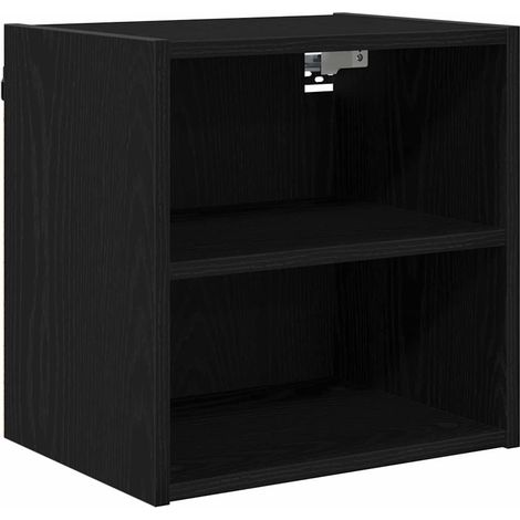 Maison Exclusive - Armadio pensile Rovere Nero 40 x 29,5 x 40 cm Legno multistrato