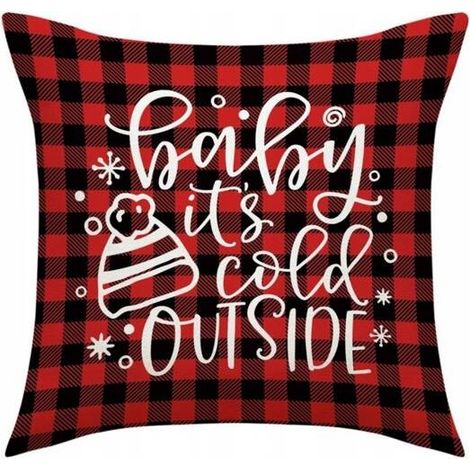 Ecarla Winter-Weihnachtskissenbezug 45x45cm POD125