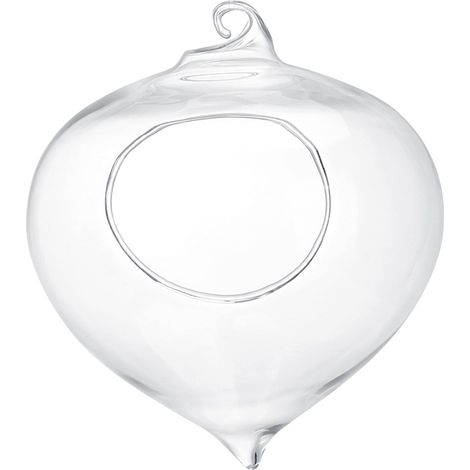 Vaso sospeso, vaso in vetro sospeso per giardino, casa, decorazioni per matrimoni.