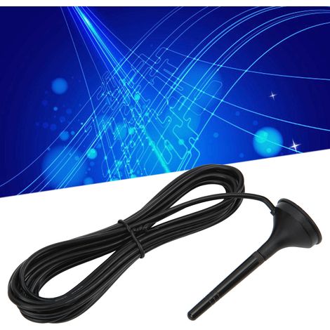 Antenne 5G miniature à ventouse XP-5G-006, tige en cuivre pur, base magnétique puissante, antenne omnidirectionnelle à gain élevé de 15 dBi, câble de 3 mètres, amplificateur d'antenne étanche pour ext (1/5)