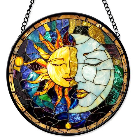 Attrape-soleil en vitrail – Décoration élégante 25 cm (1/3)