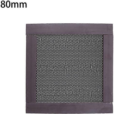 120x120MM/140x140MM Magnetischer Rahmen-Staubfilter, staubdichte PVC-Netzabdeckung für Heim-PC-Gehäuse, mehrfarbig (80mm) (1/5)