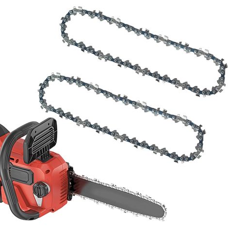 2 Pièces 6 Pouces 37 TG Chaine Tronconneuse, Chaînes de Tronçonneuses, Compatible, Petite Guide Tronçonneuse pour Outillage Jardin (1/5)