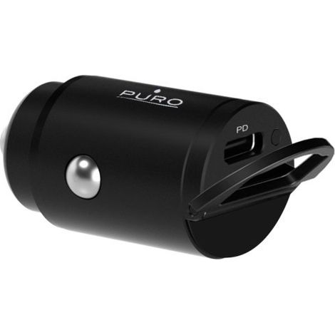 Cargador de coche USB-C de 20 W - Negro (1/2)