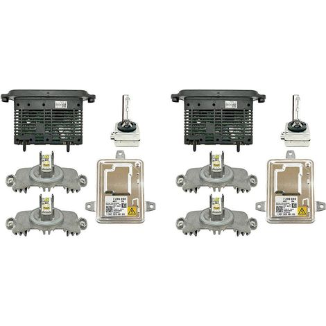 2 modules de ballast xénon pour phares BMW F30 F31 F34 (2012-2015) avec unité de commande électronique, diode LED pour feux de jour et kit d'ampoules D1S (1/5)