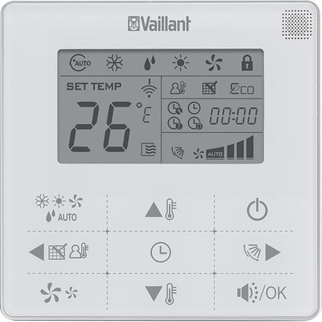 Vaillant Regolazione ventilconvettore VA 1-WC WK Montaggio a parete, 0020244354