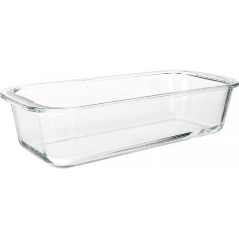 Molde cake cristal fabricado en cristal de borosilicato 27x14cm 480027 ibili (1/3)