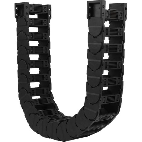 Kabelschleppkette, geräuscharme Serie, Tankschleppleine, Nylon, abnehmbare Baugruppe, 0,7 Meter, D25 x 60 (1/5)