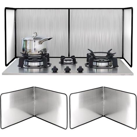 Plaque Anti Projection Cuisine - Pliable Anti Projection Cuisine - 40 x 30 x 30cm Anti eclaboussure Cuisine - Anti eclaboussure poele cuisinière, Rôtir, Évier (1/5)