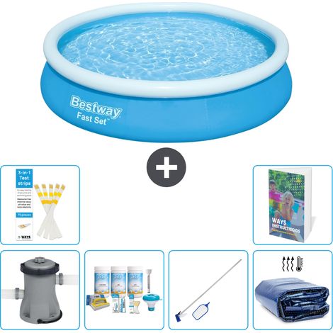 Bestway Piscina Bestway Fast Set Rotonda - 366x76 cm - 7-pezzi  S267