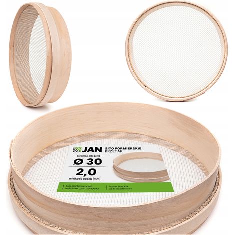 Tamis de construction : Tamis à mailles de 35 cm de diamètre et de 2,0 mm (1/5)