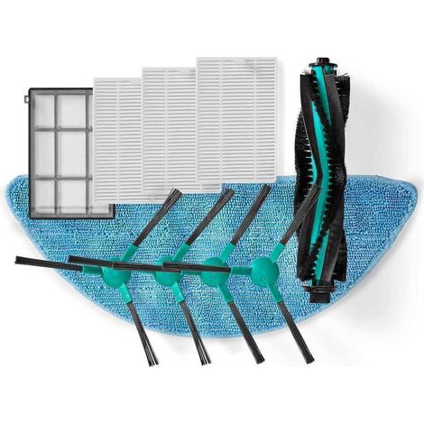 Nedis WIFIVCB02 Kit accesorios aspiradora robot negro azul blanco