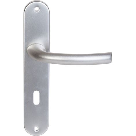 Manilla de puerta KLOSE besser Con Placa de Aluminio «Ópera»  Trou petite clé