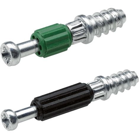 HETTICH RASTEX 15 Twister Einschraubdübel Direktgewinde, Korpus 16mm,Spannmaß 30