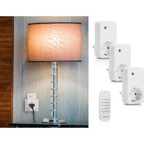Funksteckdosen Set mit Fernbedienung - Smart Home für Geräte bis 1000 Watt (1/5)