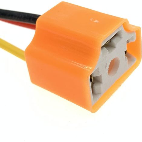 Passend für Superman-Scheinwerferlampenstecker H4, orangefarbener Haushaltsstecker DJ7034-7.8-21 (1/4)