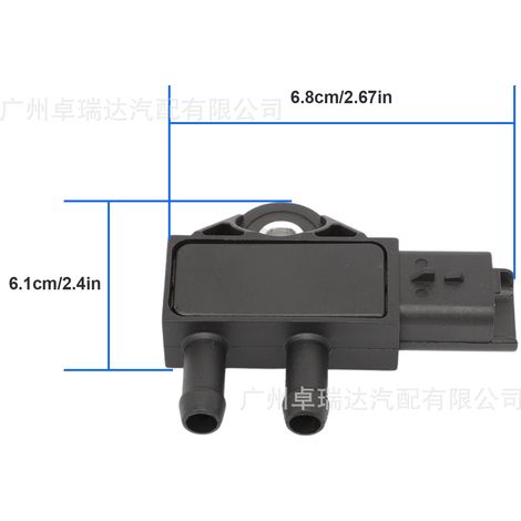 9662143180 1618.09 3-poliger Abgasdrucksensor für Peugeot 207 2006 - (1/4)