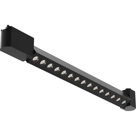 Spot linéaire rail 1 phase noir LED 22W 4000K ROT (1/5)