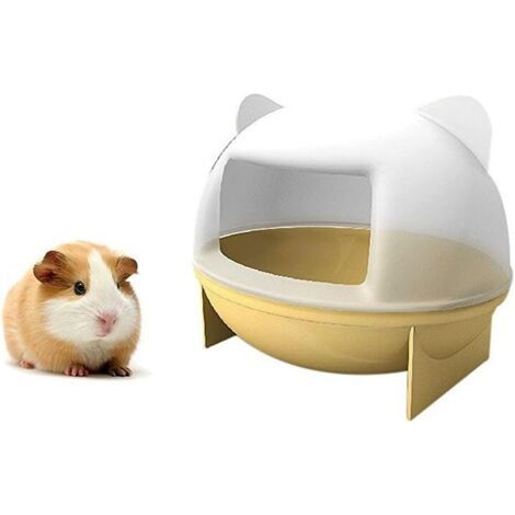 QORVA-Baignoire de Sable de Bain Baignoire pour Souris Hamster Chinchilla Rat (Couleur Aléatoire)