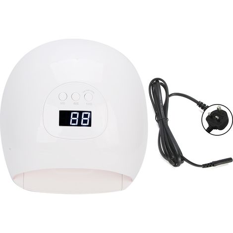 Lampe UV LED professionnelle 72W pour séchage vernis gel, équipement manucure durcissant, prise UK 110240V (1/5)