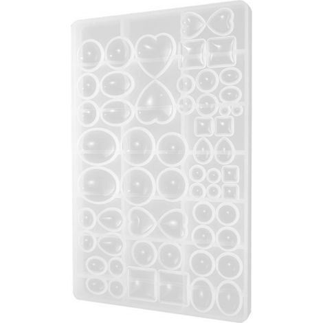 Moule à Patch en Pierre Précieuse New Time, Grand Moule DIY en Silicone pour Résine, Moule Silicone Taille Unique (Édition Exclusive Mexique) (Sans Échantillon, Fabrication Uniquement) (1/5)