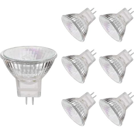 Ampoules halogènes MR11 20 W 12 V, spots GU4, blanc chaud, lot de 6 pour l'éclairage domestique (1/5)