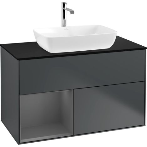 Villeroy & Boch F772GKHG Meuble sous-lavabo Finion F77 (1/2)