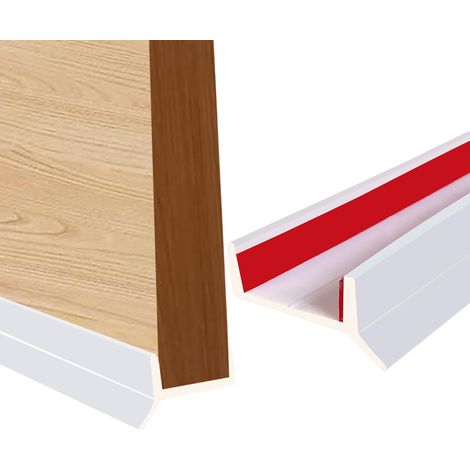 Skirting Board Seal Kitchen Sealing Profile (White, 4M) (1/5)