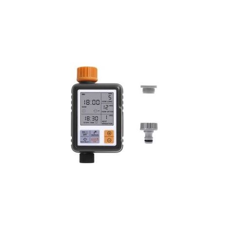 Programmateur Arrosage Automatique Minuteur Arrosage Goutte à Goutte, Imperméable et Utilisé à l'extérieur, Modes Multiples, 3" écran LCD, Irrigation pour Jardin Ferme Pelouse Fleur