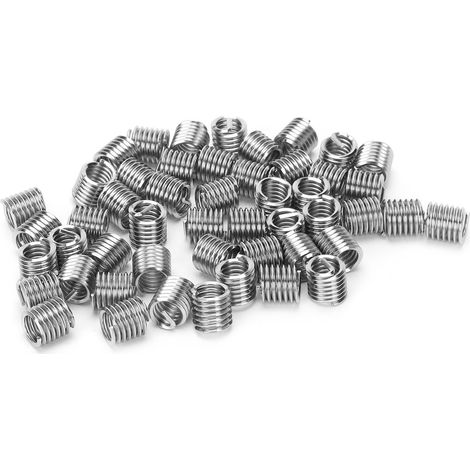 50 Stück Gewindeeinsätze, Drahtschutzhülsen, Reparaturwerkzeug, Befestigungsmaterial, US-Standard 5/16 Zoll-18 x 1,5D (1/5)