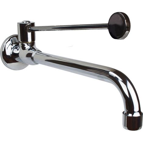 Kibath Grifo Medical maneta larga monomando MEDICAL acabado CROMO brillo fabricado en latón (1/3)