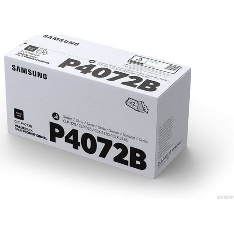 HP Inc. HP ersetzt Samsung CLT P4072B 2er Pack Schwarz Tonerpatrone (SU381A) (1/5)