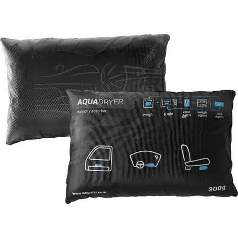 Sac de déshumidificateur réutilisable en silice déshumidificateur pour garde-robe, voiture, chaussures de chambre à coucher, 300 g Noir (1/5)