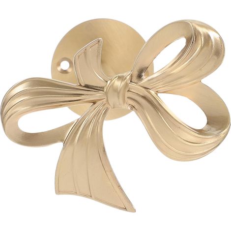 de rideaux SOLUSTRE en laiton doré style nœud papillon pour