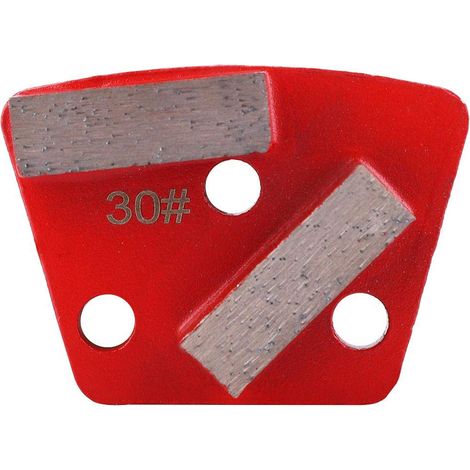 Set mit 3 trapezförmigen Diamantscheiben – Körnung 30 – Bodenschleifer – Metall – FTVOGUE