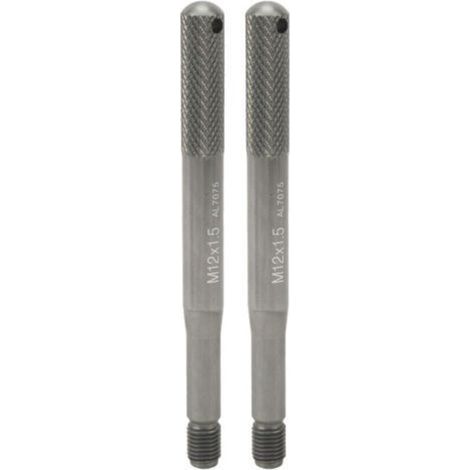 1 paire de goupilles d'alignement de roues, haute dureté, résistantes à l'usure, durables, antirouille, goupille pilote pour voiture M12x1, 5 (1/4)