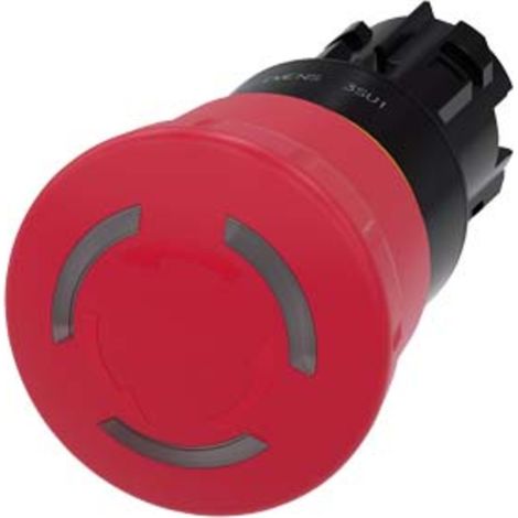 Siemens 3SU1001-1HB20-0AA0 Not-Halt-Pilzdrucktaster IP66, IP67, IP69/IP69K 1 St. (1/3)